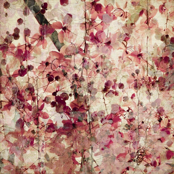 Trend deco non-woven wallpaper vintage floral pattern 