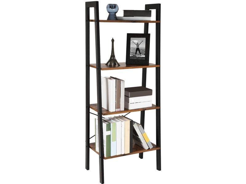Duramax Kunststoff Regal 4-stöckig | 90x45x141,5 Cm, Belastbar Bis 40 Kg Pro Fach, Schwarz/weiß