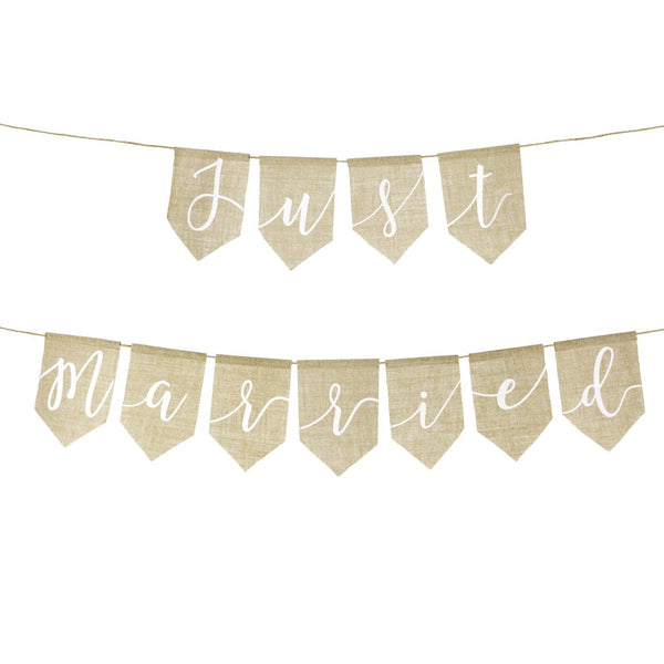 Party decoration garland Just Married