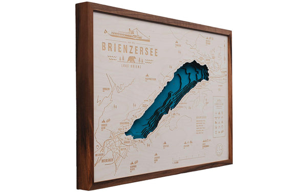 Swiss Wood Maps Bild Brienzersee