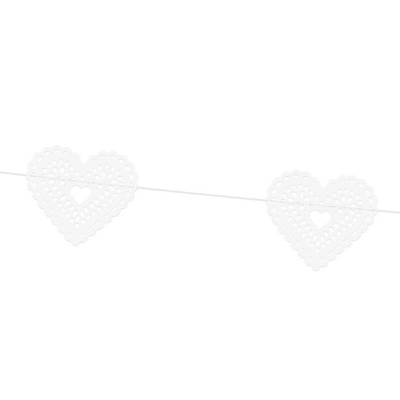 Party decoration garland hearts 