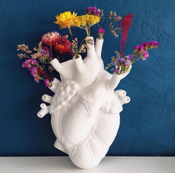 Anatomische Herz Vase