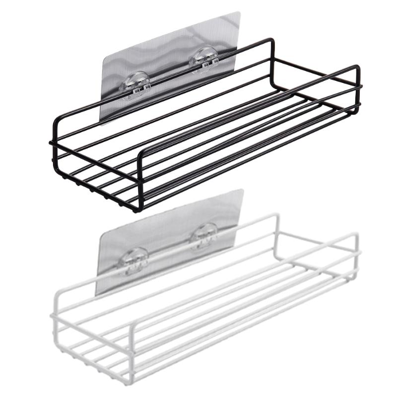 BESTYASH Acryl Badezimmer Regal - U-förmiges Wandregal Ohne Bohren Für Schwämme & Bürsten