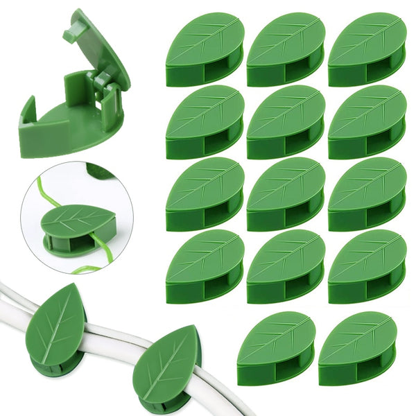 Wall clip for climbing plants