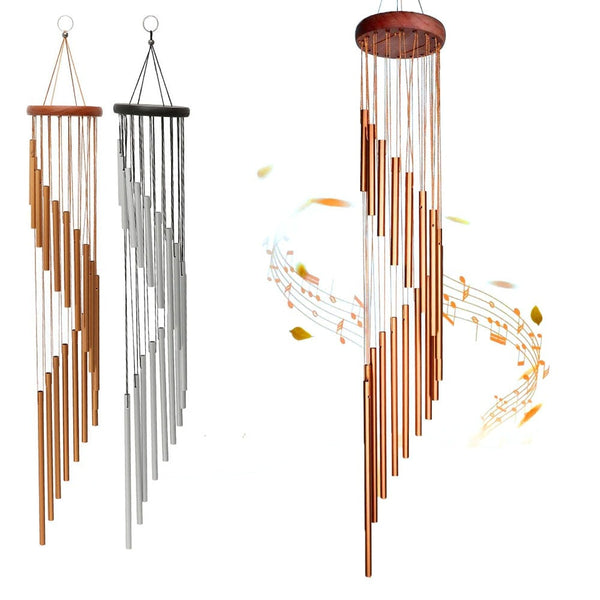 Wind chime with 18 sound tubes