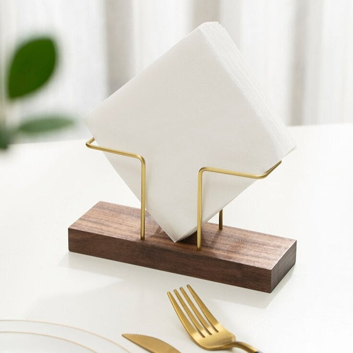 Serviettenhalter Mit Elch-Design - Schwarz, Praktisch Für Tisch & Party