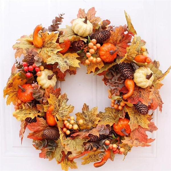 Autumn door wreath