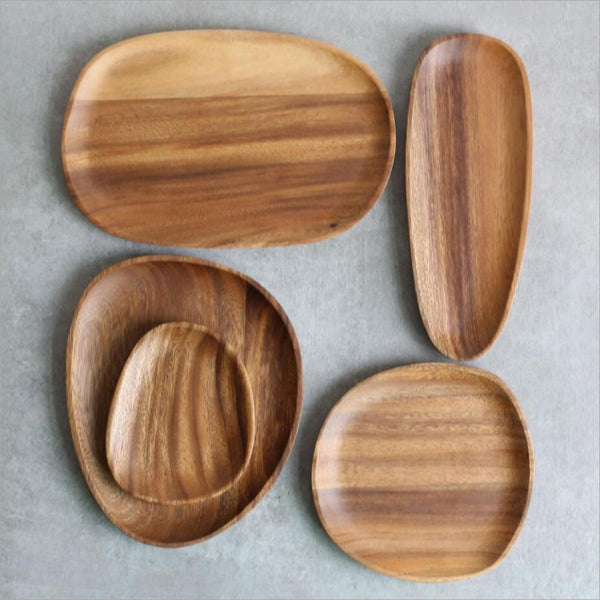 Servierplatte aus Holz